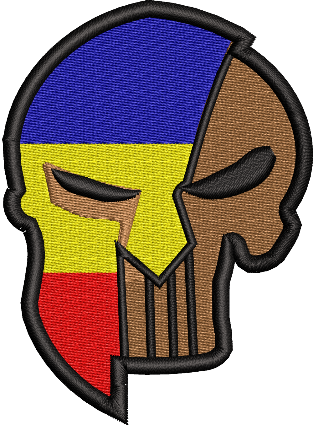 Emblema SPARTAN Cu Tricolor (Punisher)